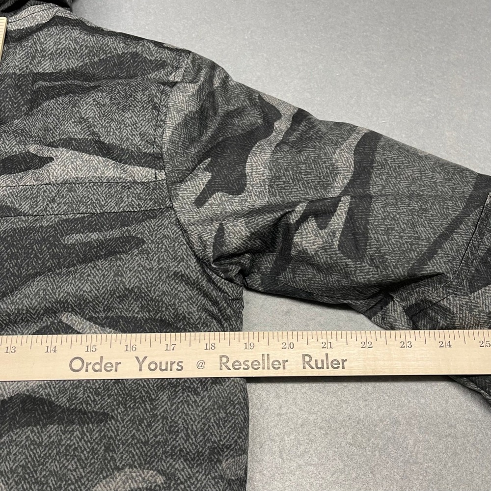 Columbia Jacket Youth Large Grey Camo Parka Barlow Pass 600 Down Fill Omni-Heat - Picture 12 of 12